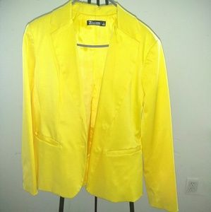 Yellow blazer